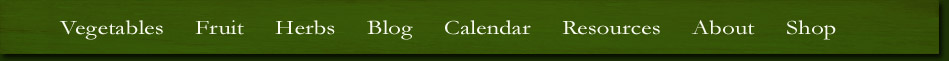 Northwest Gardening Menu
